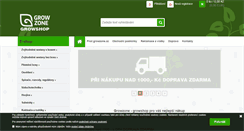 Desktop Screenshot of growzone.cz